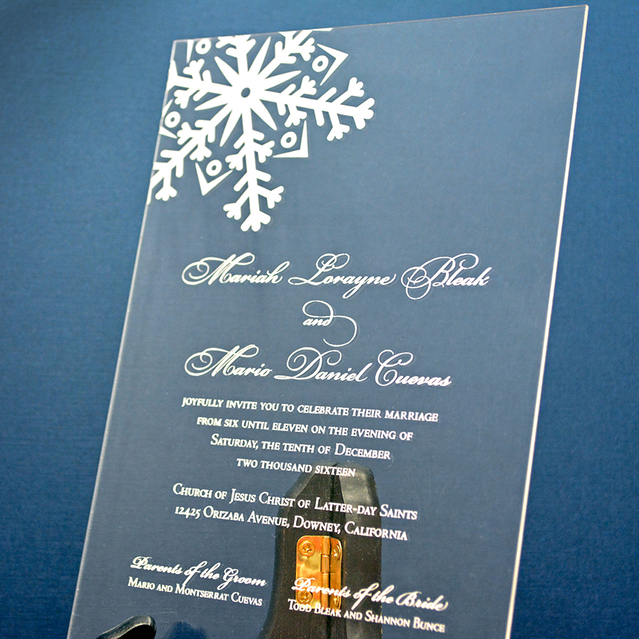 Acrylic Invite